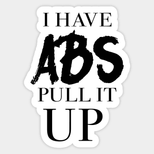 Funny Gym t-shirt Sticker